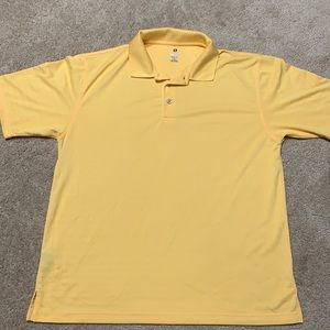 Pro tour golf shirt yellow
